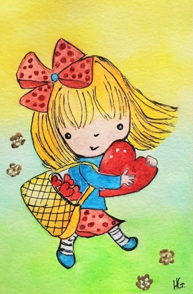 Момиче със сърце